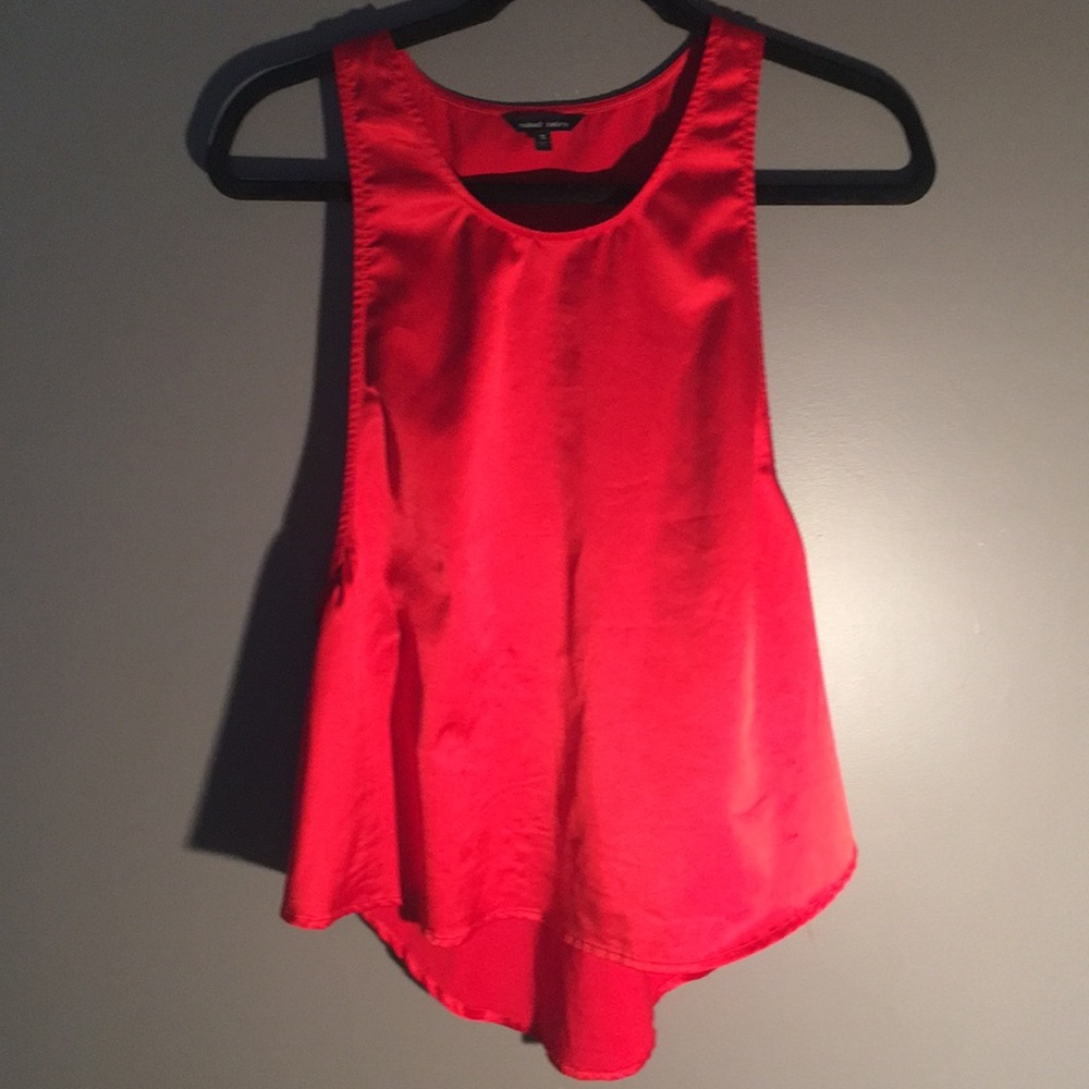 Satin sleeveless blouse pretty back & side detail